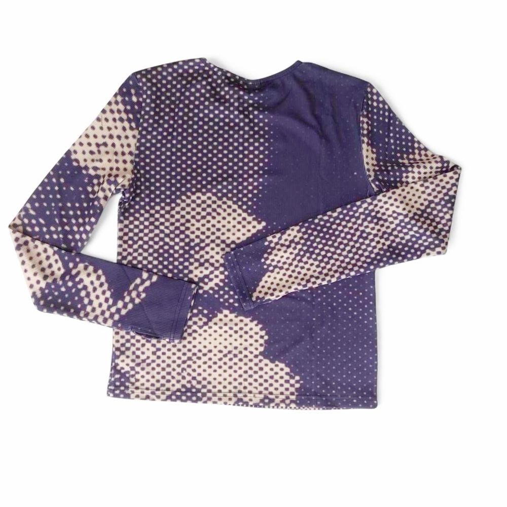 Purple 3d screen print graphic